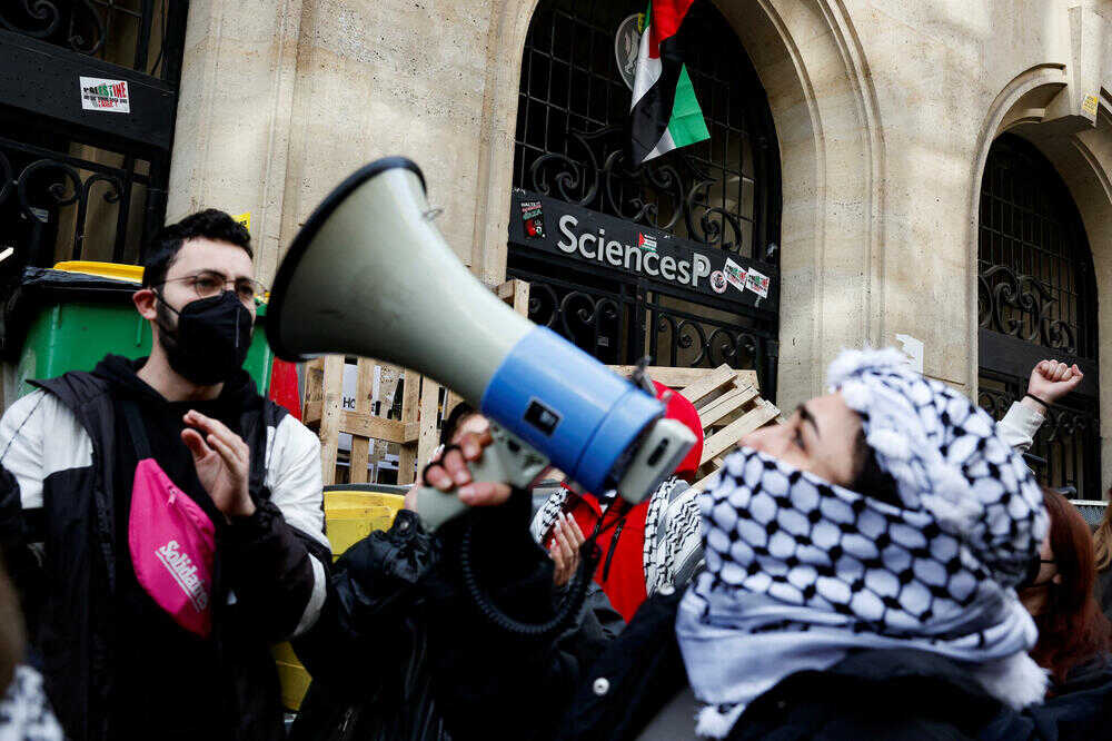 Aksi Mahasiswa Menentang Genosida Israel di Gaza Meluas Hingga Prancis